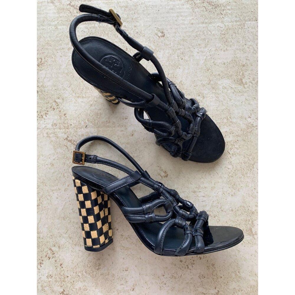 Tory Burch Navy Blue heels size 7